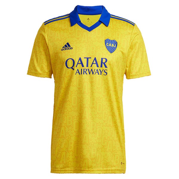 Tailandia Camiseta Boca Juniors Replica Tercera Ropa 2022/23 Amarillo